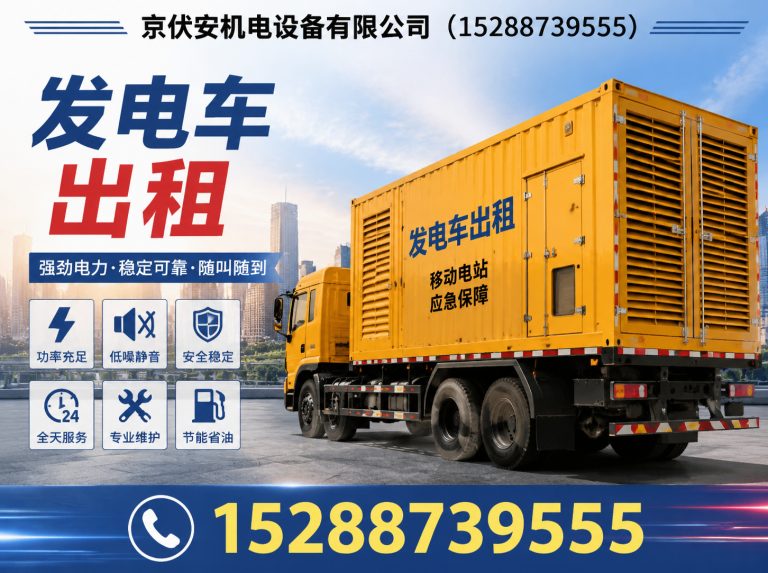 酒泉发电车出租展示图