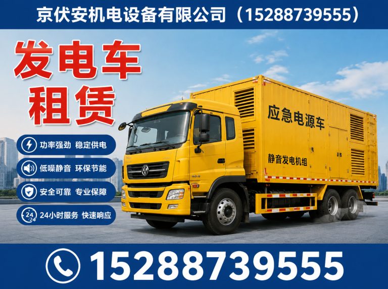 酒泉发电车租赁展示图